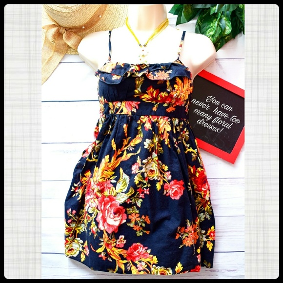 Xhilaration Dresses & Skirts - Black floral dress